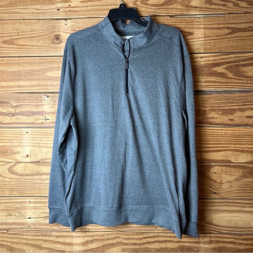 Greg Norman Collection Gray Zip Up Sweater